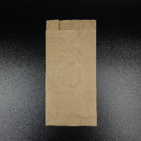 Пакет бумажный V-дно КРАФТ 210х100х50 (шаурма) 100шт 