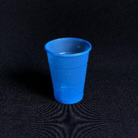 Стакан одноразовый ПП 200мл синий 100шт