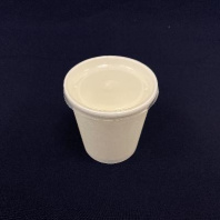 Супница бумажная БЕЛАЯ + КРЫШКА прозрачная 400мл 30шт D=100, d=80, H=85 OSQ Round Bowl