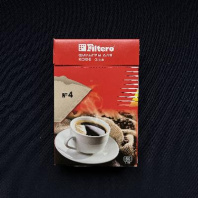 Фильтр для кофеварок с колбой УП=80шт коричневый на 10-12 чашек