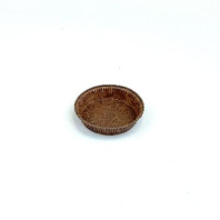 Форма бумажная ПАЙ КОРИЧНЕВАЯ 150шт D=100, d=90, H=20мм