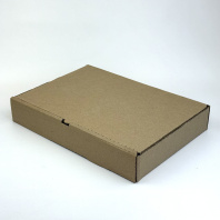 Коробка для пирога МИКРО серая 390х250х60мм 50шт без печати 