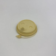 Крышка ПП 80мм с ЗАГЛУШКОЙ 50шт БЕЖЕВАЯ 