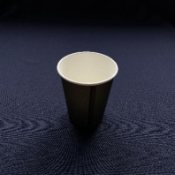 Стакан бумажный 250(290)мл чёрный 50шт D=80, d=55, H=92,5мм