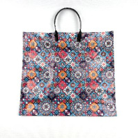 Пакет с пластмассовой ручкой 35х38см (90) Калейдоскоп 10шт