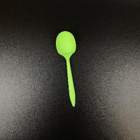 Ложка столовая БИОРАЗЛАГАЕМАЯ (кукурузный крахмал) УП=50шт ЗЕЛЁНАЯ 140мм