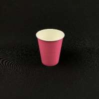 Стакан 250(260)мл бумажный РОЗОВЫЙ 50шт D=80, d=57, H=92,5мм ПБФ Арт.18605 