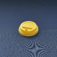 Крышка 80мм с КЛАПАНОМ 100шт ЖЁЛТАЯ