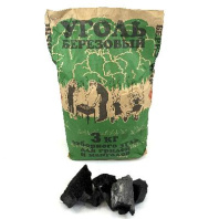 Уголь березовый 3,0кг