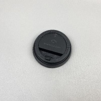 Крышка 90мм с КЛАПАНОМ 100шт ЧЁРНАЯ 