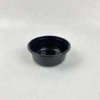 Контейнер круглый одноразовый ПП D-115 250мл ЧЁРНЫЙ 50шт