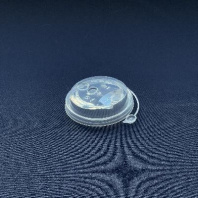 Крышка ПП 90мм с ЗАГЛУШКОЙ 50шт ПРОЗРАЧНАЯ ГЛЯНЕЦ