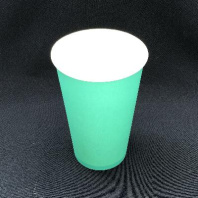 Стакан бумажный 400(520)мл бирюзовый 45шт D=90, d=63, H=133мм ПБФ 