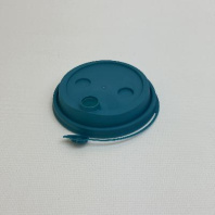 Крышка ПП 90мм с ЗАГЛУШКОЙ 50шт БИРЮЗОВАЯ 