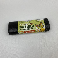 Мешки для мусора ПНД рулон (60л 20шт) "Ромашка" чёрные ПРЕМИУМ ОСОБОПРОЧНЫЕ в Перми оптом и в розницу