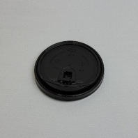 Крышка ПП 90мм с ПИТЕЙНИКОМ ЧЁРНАЯ 50шт "ТИП-Ж"