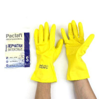 Перчатки хозяйственные LUX-Paclan "S" ПРОЧНЫЕ 1пара с х/б напылением
