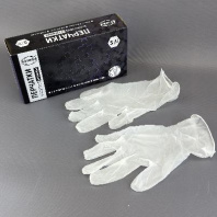 Перчатки виниловые неопудренные "S" УП=100шт AVIORA 