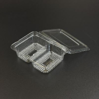 Контейнер одноразовый под имбирь+васаби ПЭТ ПР-КС-155С2 + КРЫШКА 2х-секц. 116х85х30мм КОРОБ=1200шт 