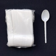 Ложка столовая одноразовая БЕЛАЯ УП=100шт 160мм 