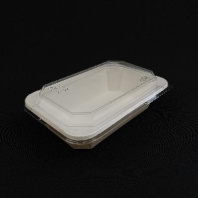 Упаковка OSQ OctoBOX-800 КРАФТ 50шт (салатник + крышка ВЫСОКАЯ H=25мм) 225х142/180х97/50мм 