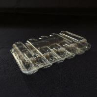 Контейнер для ДЕСЕРТОВ ИП-28/С5 ПЭТ 40шт(!) внеш. 254х150х60, ячейка-120х45х45мм  в Перми оптом и в розницу