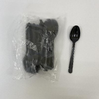 Ложка столовая ПРЕМИУМ чёрная УП=50шт 18см 