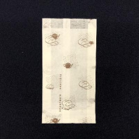 Пакет бумажный V-дно ЖИРОСТОЙКИЙ 210х110х35 (шаурма) 100шт печать "Выпечка" 