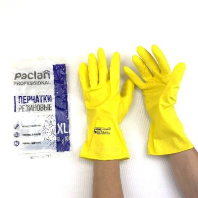 Перчатки хозяйственные LUX-Paclan "XL" ПРОЧНЫЕ 1пара с х/б напылением в Перми оптом и в розницу