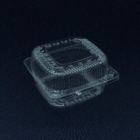 Контейнер одноразовый с крышкой К-11(В) (аналог ПР-К-9) 50шт (внутр. 110х110х70) 