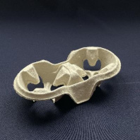 Держатель для 2-х стаканов картон СЕРЫЙ 1шт 216х113х45