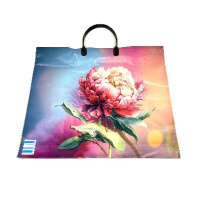 Пакет с пластмассовой ручкой 35х38см (90) В АССОРТИМЕНТЕ 1шт