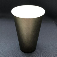 Стакан бумажный 400(520)мл чёрный 45шт D=90, d=63, H=133мм ПБФ