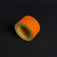 Ценник-ролик 40х50мм ОРАНЖЕВЫЙ 200эт 5шт