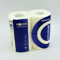 Бумага туалетная FOCUS Optimum 2сл УП=4шт L=21,6м K=180шт 120х95мм 