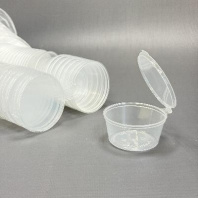 Соусник с крышкой ПП 50мл 80шт D=60, d=48, H=30мм