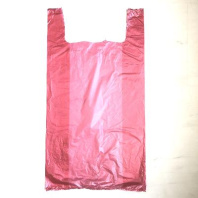 Пакет майка ПНД 38+20х70 (14) КРАСНАЯ 100шт 