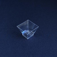 Креманка фуршетная ПС ПАГОДА V=120мл 25шт прозрачная 67х67мм