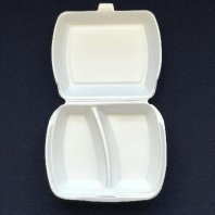 Ланч-бокс ВПС LBE-2 2-сек. белый (249х207х61) КОРОБ=100шт