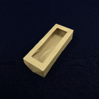 Ланч-бокс с окном OneBox- 500 КРАФТ 25шт 170х70х40мм