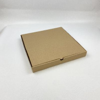 Коробка под пиццу бурая 33х33х4см 50шт без печати 
