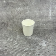 Стакан бумажный 100(120)мл БЕЛЫЙ 60шт D=62, d=45, H=63мм