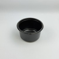 Контейнер круглый одноразовый ПП D-115 350мл ЧЁРНЫЙ 50шт D=115, H=62мм 
