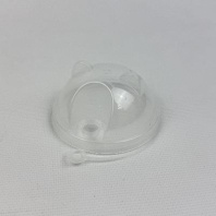 Крышка-КУПОЛ "УШКИ" 90мм ПРОЗРАЧНАЯ ГЛЯНЕЦ